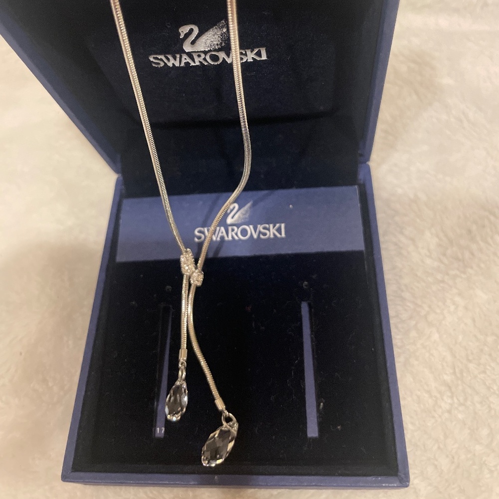 Swarovski silver necklace